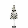 vidaXL Albero di Natale con 150 LED Bianco 150 cm PE e Acciaio