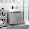 vidaXL Armadietto da Bagno Grigio Cemento 58x33x60cm in Truciolato