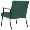 vidaXL poltrona Verde Scuro 59 x 75 x 78 cm Tessuto