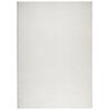 vidaXL Tappeto IZA a Pelo Corto Aspetto Scandinavo Crema 140x200 cm