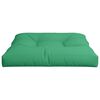 vidaXL Cuscino per Pallet Verde 80x80x12 cm in Tessuto