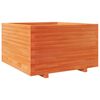 vidaXL Fioriera Giardino Marrone Cera 80x80x49,5cm Legno Massello Pino