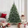 vidaXL Albero di Natale artificiale con 150 LED Verde 150 cm PE e PVC