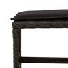 vidaXL Set da Pranzo da Giardino 11 pz con Cuscini in Polyrattan Nero