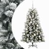 vidaXL Albero di Natale artificiale con rami snodati e palline 150 cm