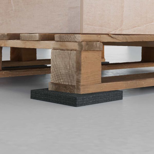 vidaXL Tappetino in Gomma Nero Gomma