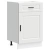 vidaXL Base da Cucina Porto Bianco in Legno Multistrato