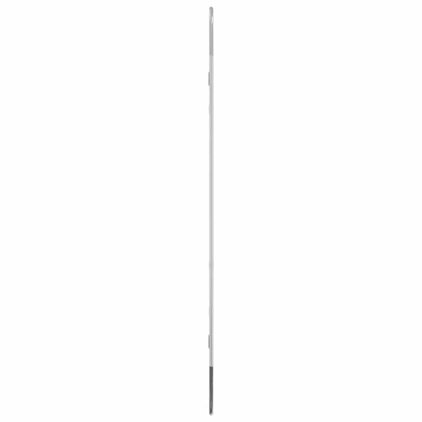 vidaXL Specchio da Parete Argento 90x40 cm Ovale