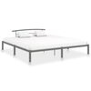 vidaXL Giroletto Grigio in Metallo 180x200 cm