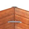 vidaXL Letto Rialzato da Giardino Ruggine 100x40x77 cm Acciaio Corten