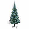 vidaXL Albero di Natale artificiale con luci integrate Verde 180 cm