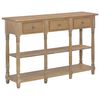 vidaXL Tavolino Consolle 110x30x76 cm in Legno Multistrato