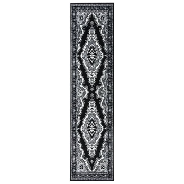 vidaXL Tappeto Lungo in BCF Nero 80x400 cm