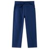 vidaXL Pantaloni per Bambini con Coulisse Blu Marino 104