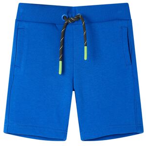vidaXL Pantaloncini per Bambini con Coulisse Blu 104