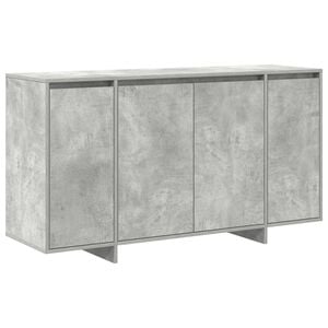 vidaXL Credenza Grigio cemento 135 x 41 x 75 cm Legno ingegnerizzato