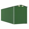 vidaXL Capanno da Giardino Verde 192x523x223 cm Acciaio Zincato