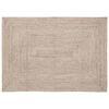 vidaXL Tappeto da Area Naturale e Bianco 140 x 200 cm Juta