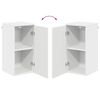 vidaXL Set di mobili per il bagno 5 pcs Bianco 30 x 35 x 192 cm