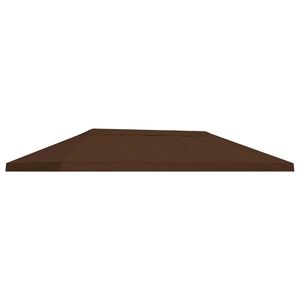 vidaXL Copertura Tenda Gazebo 6 x 3 m Marrone Poliestere 190