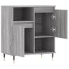 vidaXL Credenza Grigio Sonoma 60x35x70 cm in Legno Multistrato