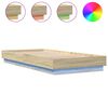 vidaXL Giroletto con LED Rovere Sonoma 90x200 cm