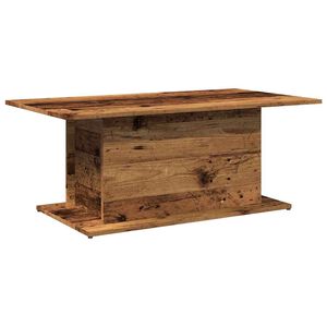 vidaXL Tavolino da Salotto Legno Antico 102x55,5x40 cm in Truciolato