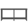 vidaXL Banco da Lavoro Grigio 180x50x80 cm in Legno Massello di Pino