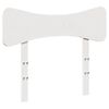 vidaXL Testiera Bianca 75 cm in Legno Massello di Pino