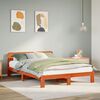 vidaXL Letto senza Materasso Marrone Cera 160x200 cm in Legno di Pino