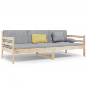 vidaXL Dormeuse senza Materasso 80x200 cm in Legno Massello di Pino