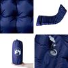 vidaXL Materasso Campeggio Autogonfiabile Cuscini 1 Persona Blu Marino