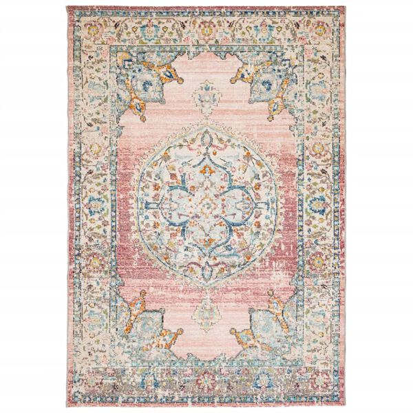 vidaXL Tappeto ARBIZU Interni e Esterni Design Vintage 160x230 cm