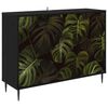 vidaXL Credenza ELBURG Rovere Nero 102 x 33 x 76 cm