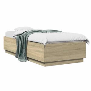 vidaXL Struttura del letto Rovere Sonoma 80 x 200 cm