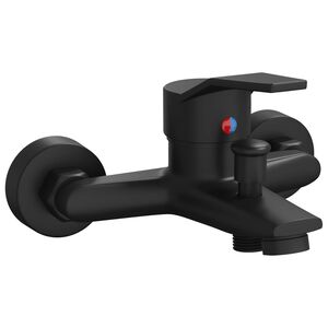 vidaXL Miscelatore Doccia Nero G 1/2 pollici