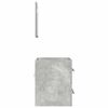 vidaXL Set di mobili per il bagno Grigio 41 x 38,5 x 48 cm