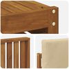 vidaXL Set di divani da esterno con cuscino Naturale e Beige