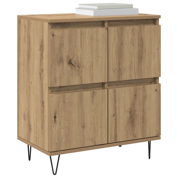 vidaXL Credenza Rovere artigianale 60 x 35 x 70 cm