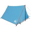vidaXL Tenda da Campeggio per 2 Persone Blu Impermeabile