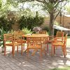 vidaXL Sedie da Giardino 6 pz 59x55x85 cm Legno Massello di Acacia