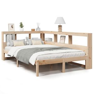 vidaXL Letto Libreria senza Materasso 120x200cm Legno Massello di Pino