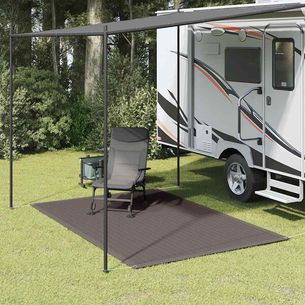 vidaXL Tappeto da Tenda 200x300 cm Antracite