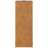 vidaXL Rastrelliera per Legna da Ardere 40x30x80 cm in Acciaio Corten