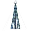 vidaXL Albero di Natale a LED 275 LED Blu 180 cm