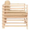 vidaXL Sedie da Giardino con Cuscini 2 pz Legno Massello di Pino