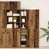 vidaXL Libreria con cassetto Legno vecchio 30 x 42.4 x 185.2 cm
