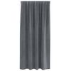vidaXL Tende oscuranti 2 pcs Grigio chiaro 140 x 175 cm Velluto