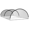 vidaXL Rete Gabbia da Battuta Baseball Nera 900x400x250 cm Poliestere