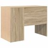 vidaXL Scrivania rovere sonoma 102 x 50 x 75 cm Legno multistrato